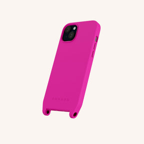 Phone Case with Eyelets in Power Pink