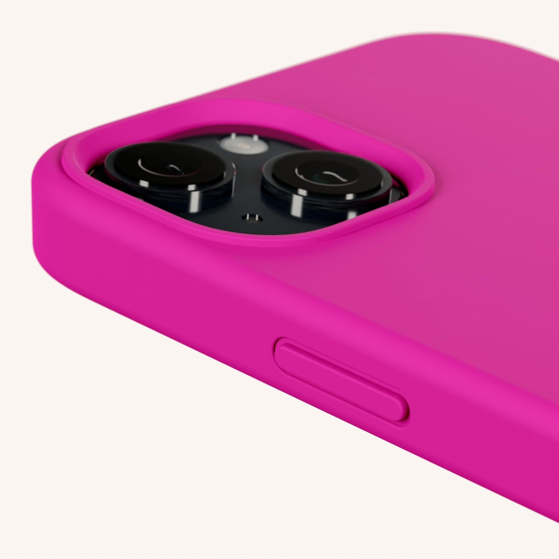 Phone Case with Eyelets in Power Pink