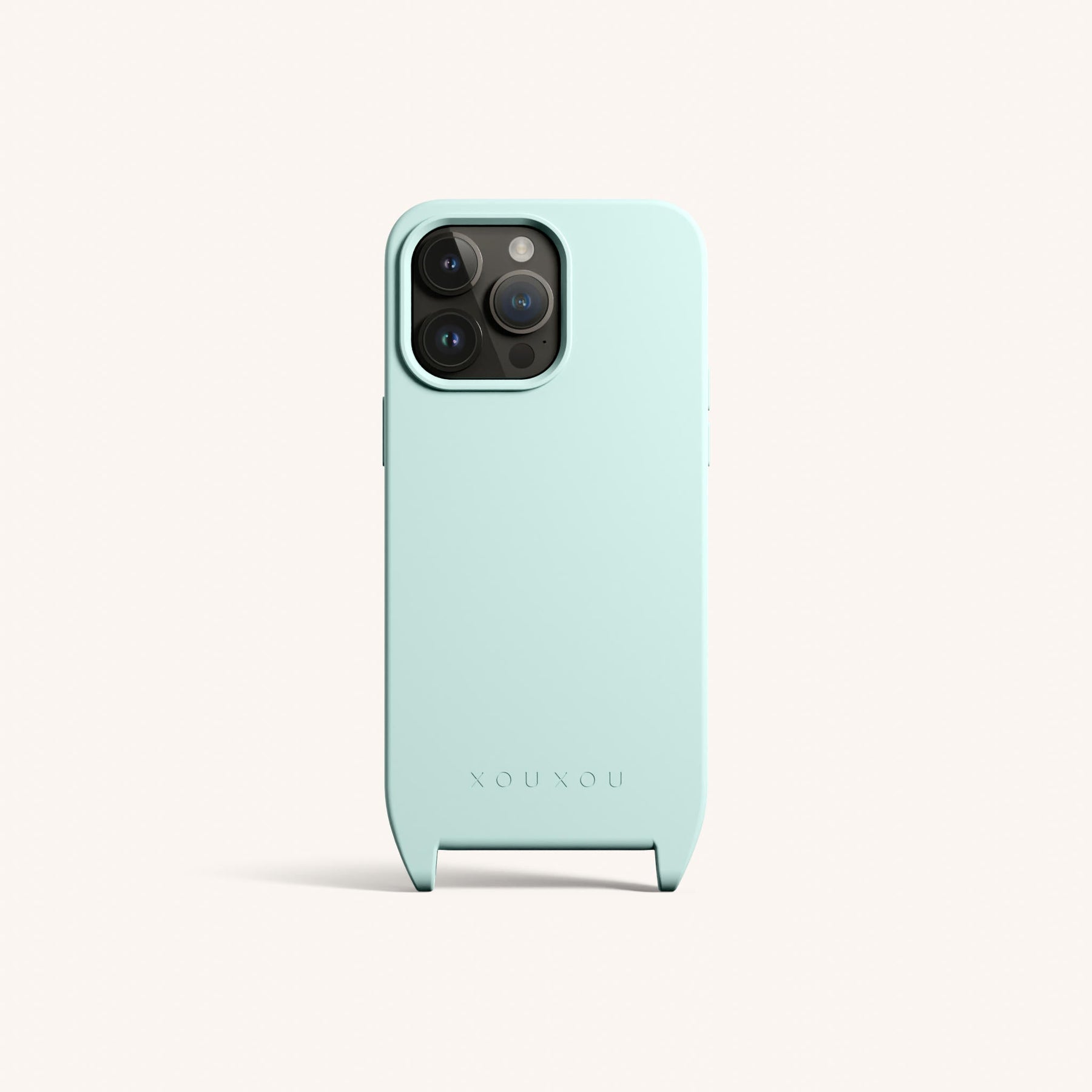 Phone Case with Eyelets in Azzurro