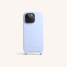 Phone Case with Eyelets in Baby Blue