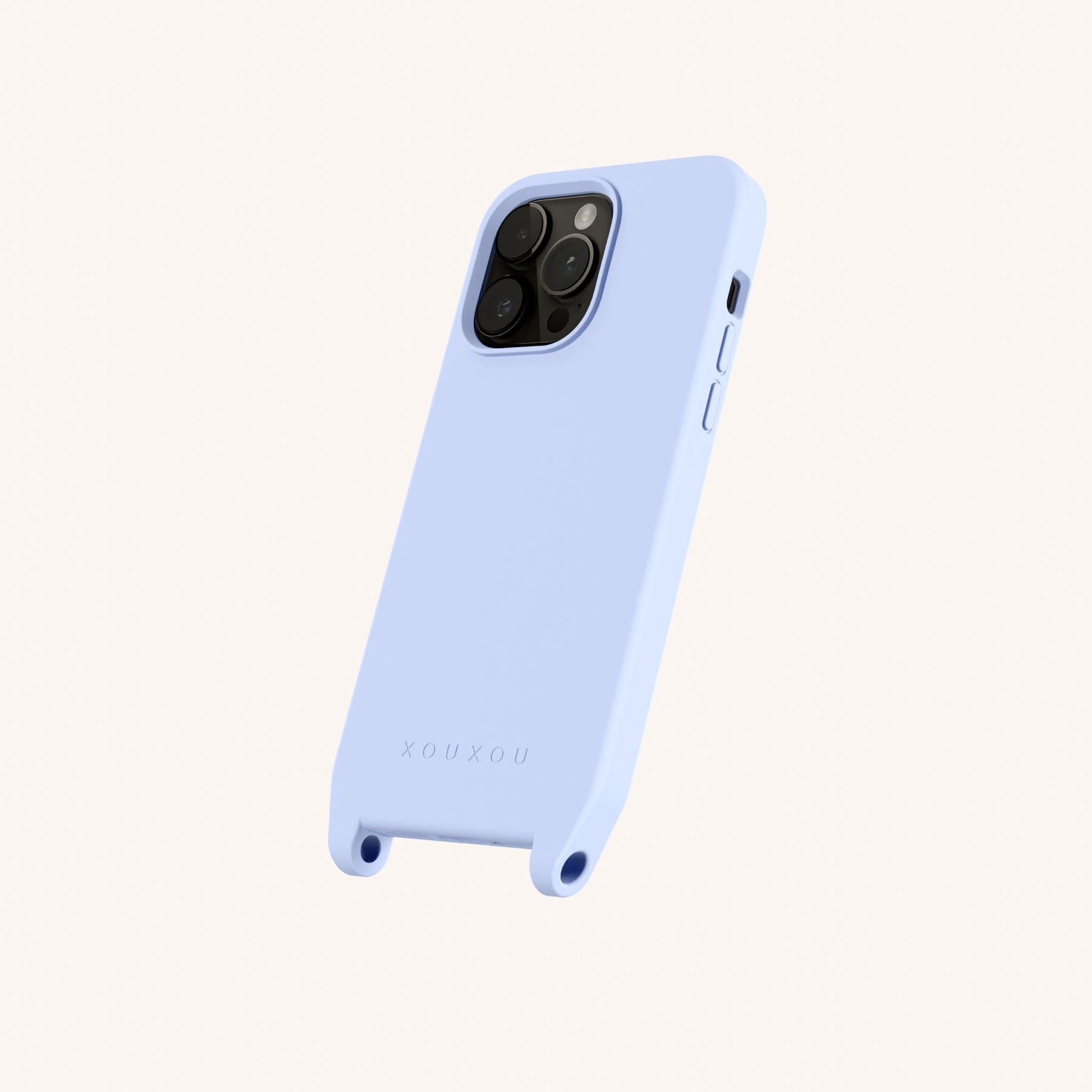 Phone Case with Eyelets in Baby Blue