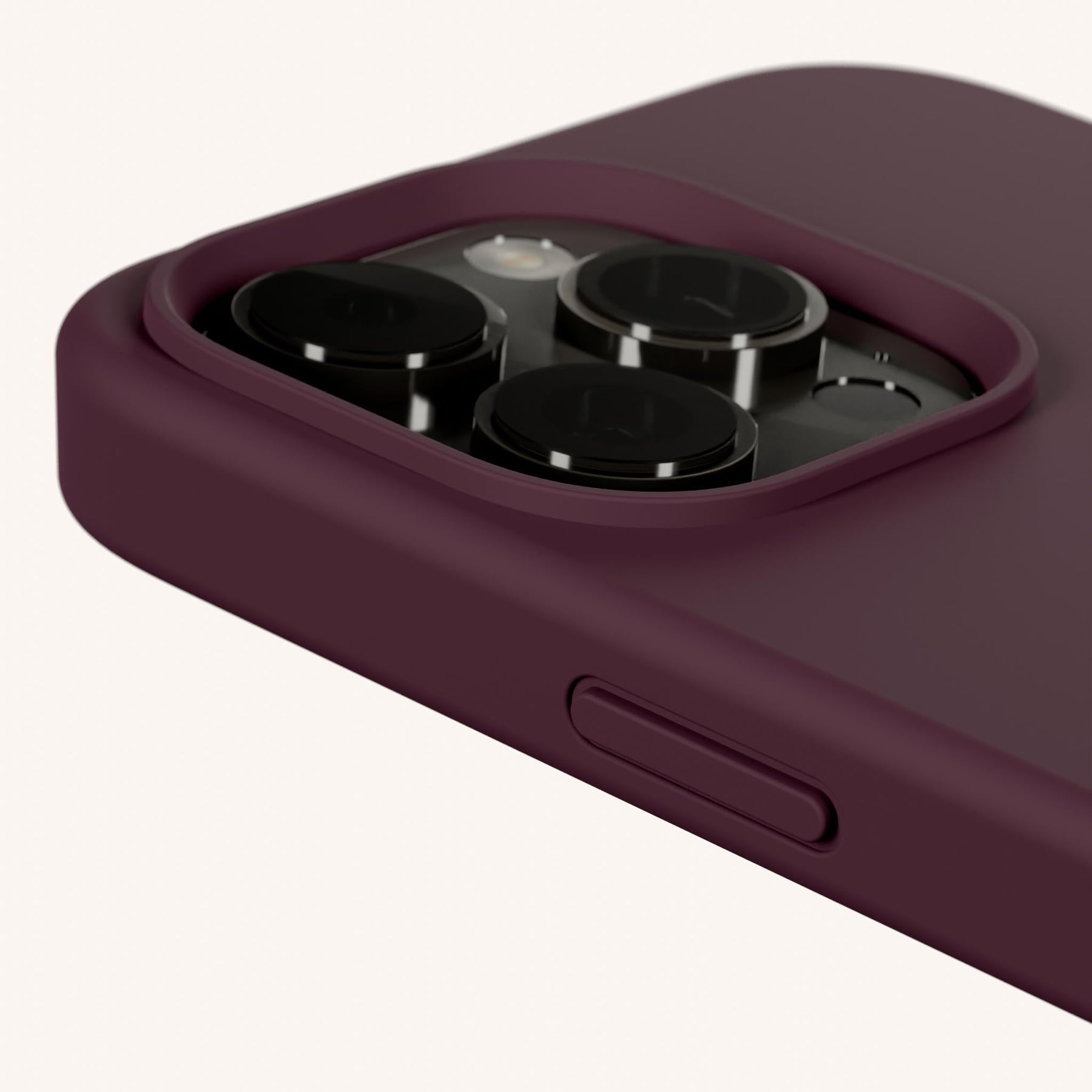 Phone Case with Eyelets in Burgundy