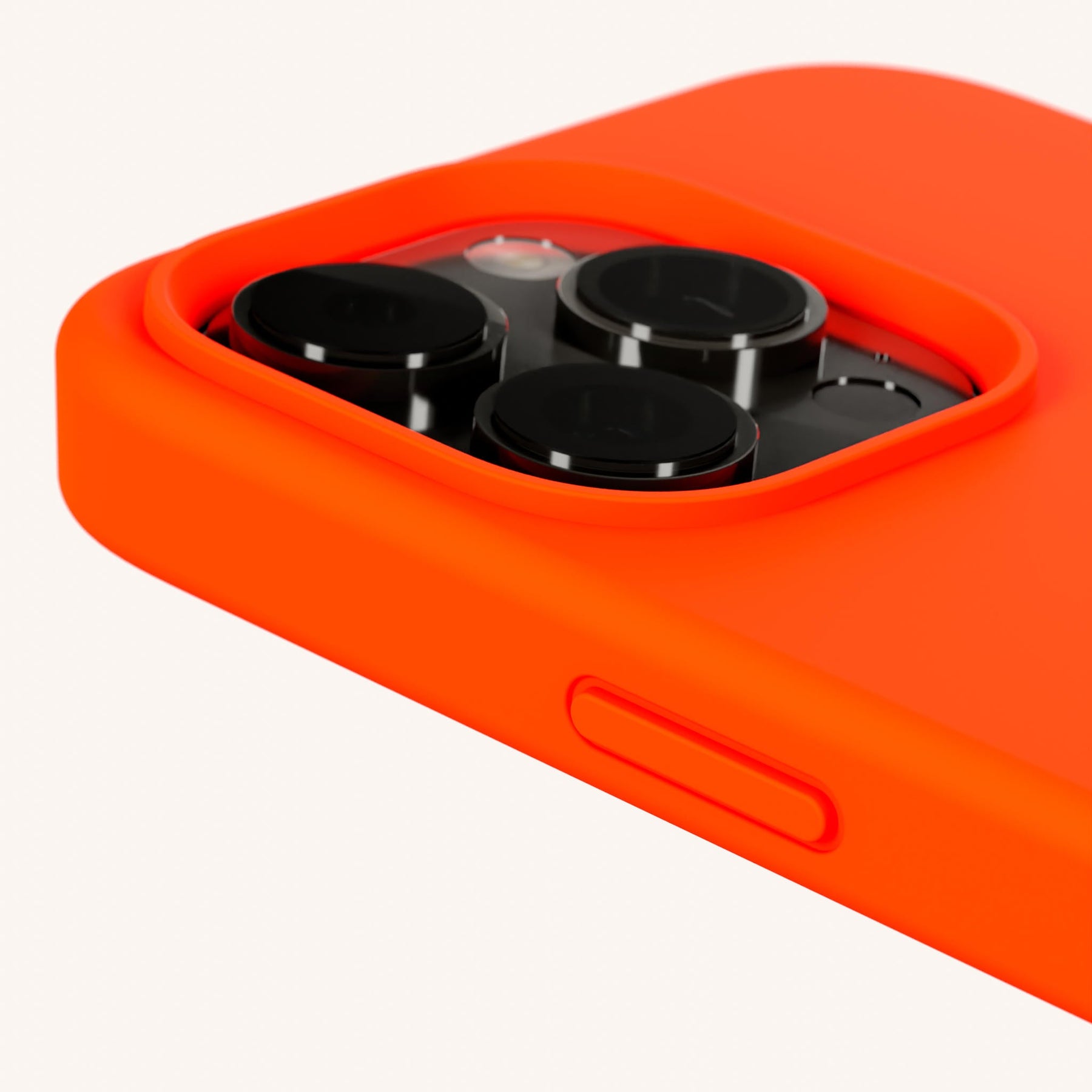 Phone Case with Eyelets in Neon Orange