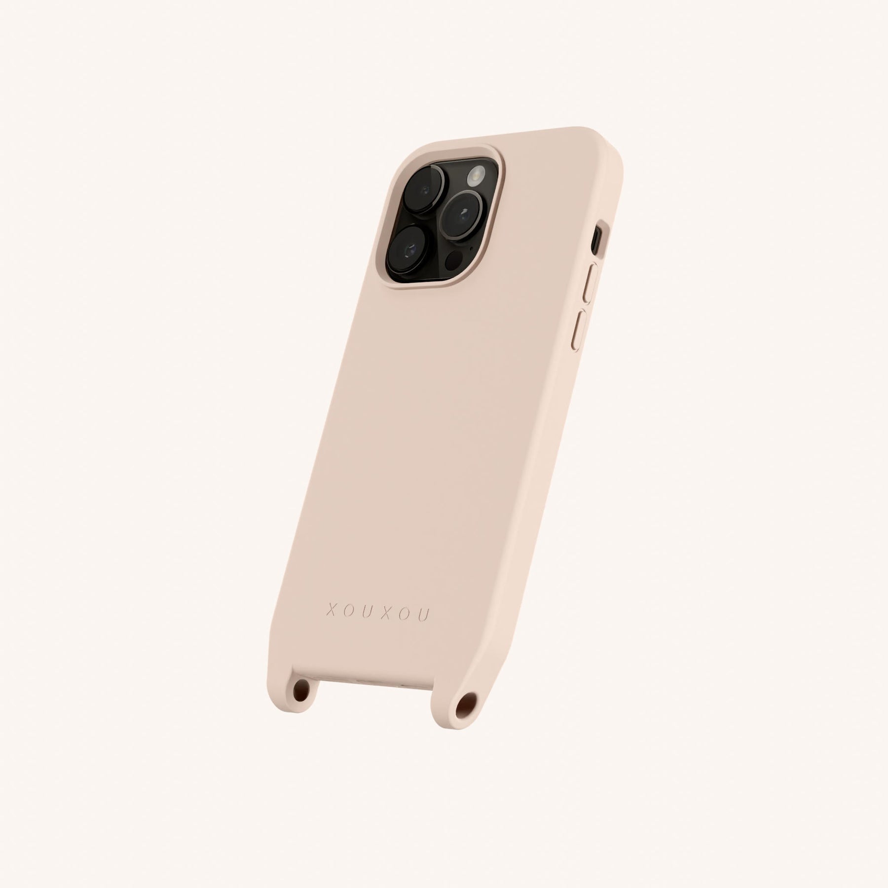 Phone Case with Eyelets in Powder Pink