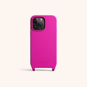 Phone Case with Eyelets in Power Pink