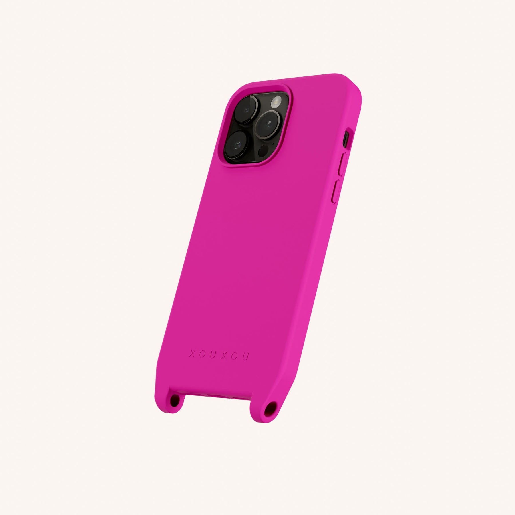 Phone Case with Eyelets in Power Pink