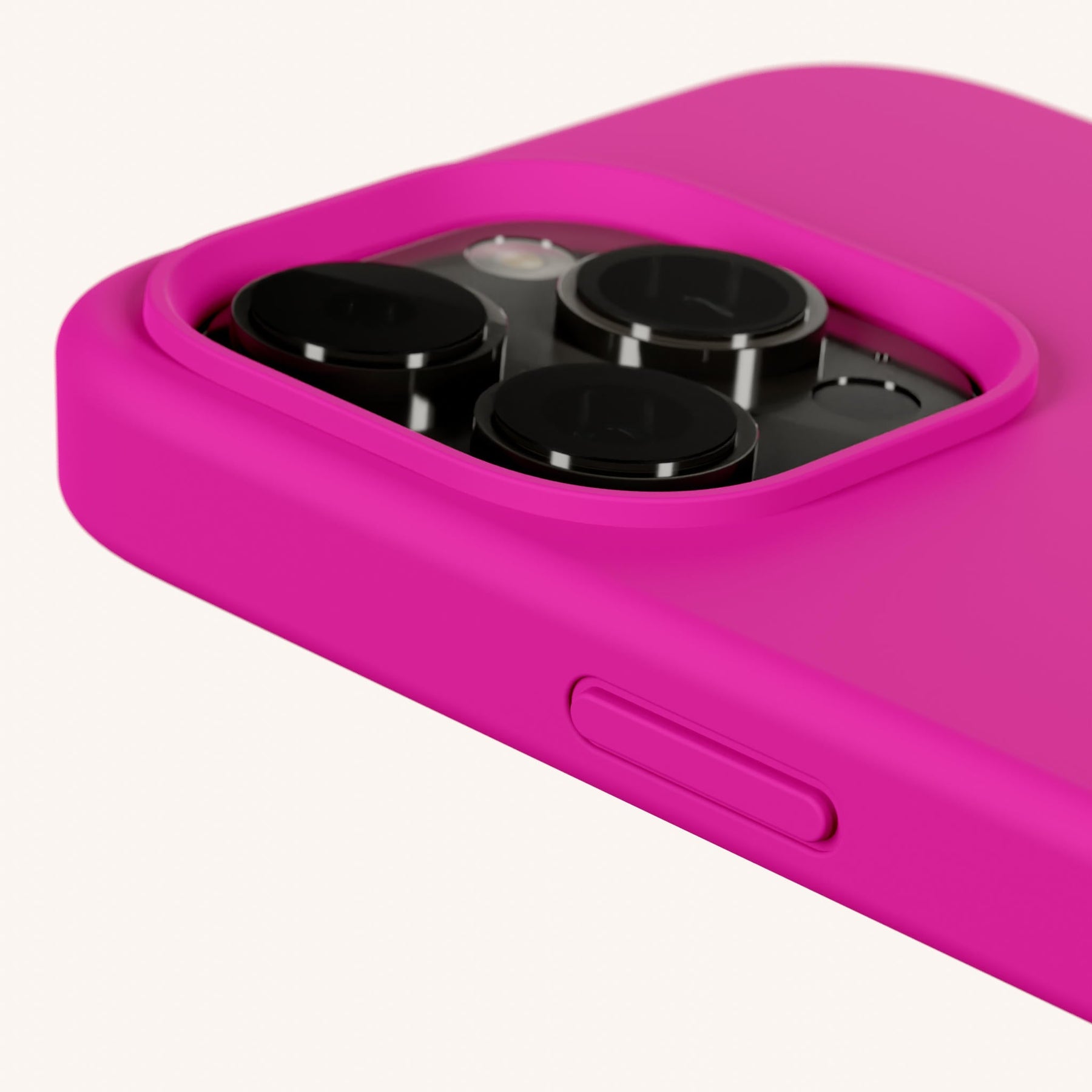 Phone Case with Eyelets in Power Pink