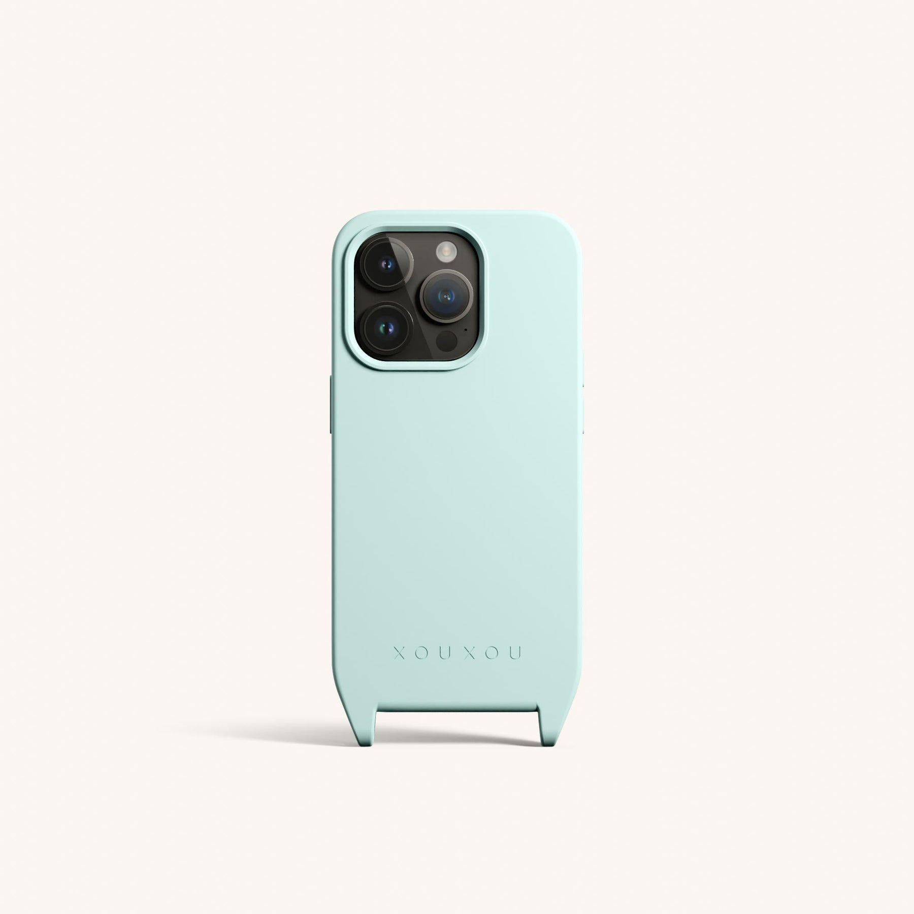 Phone Case with Eyelets in Azzurro