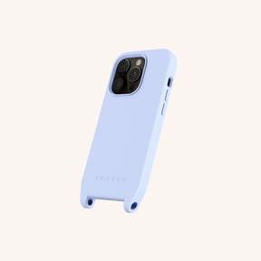 Phone Case with Eyelets in Baby Blue