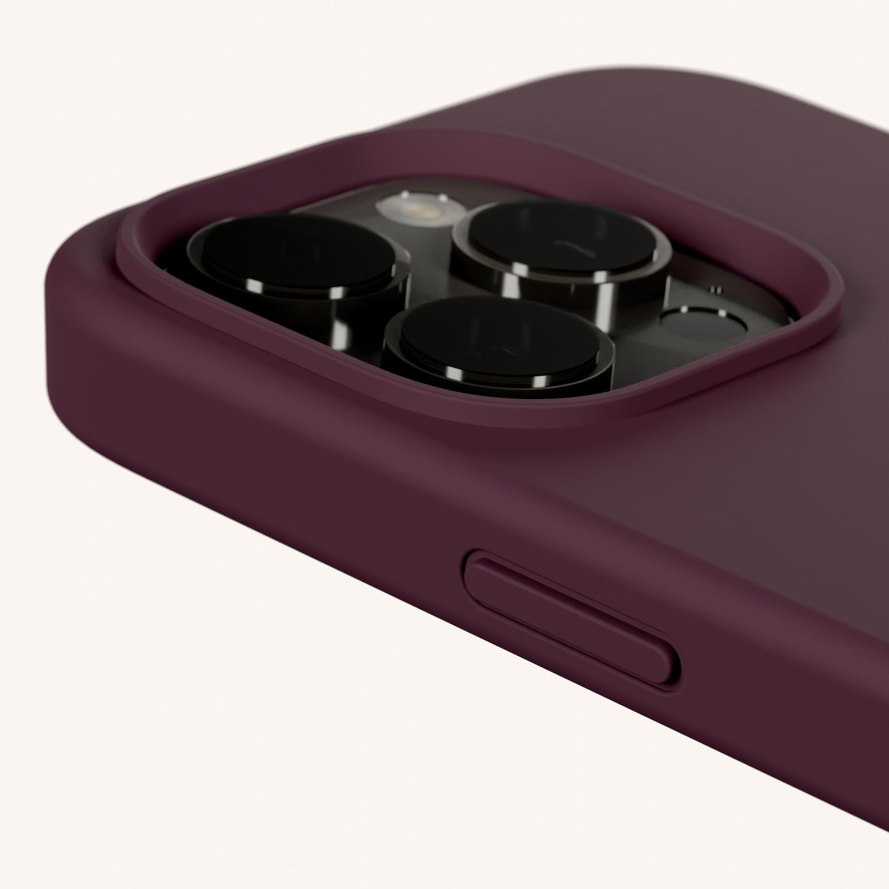 Phone Case with Eyelets in Burgundy