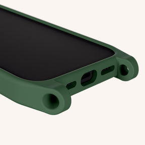 Phone Case with Eyelets in sage