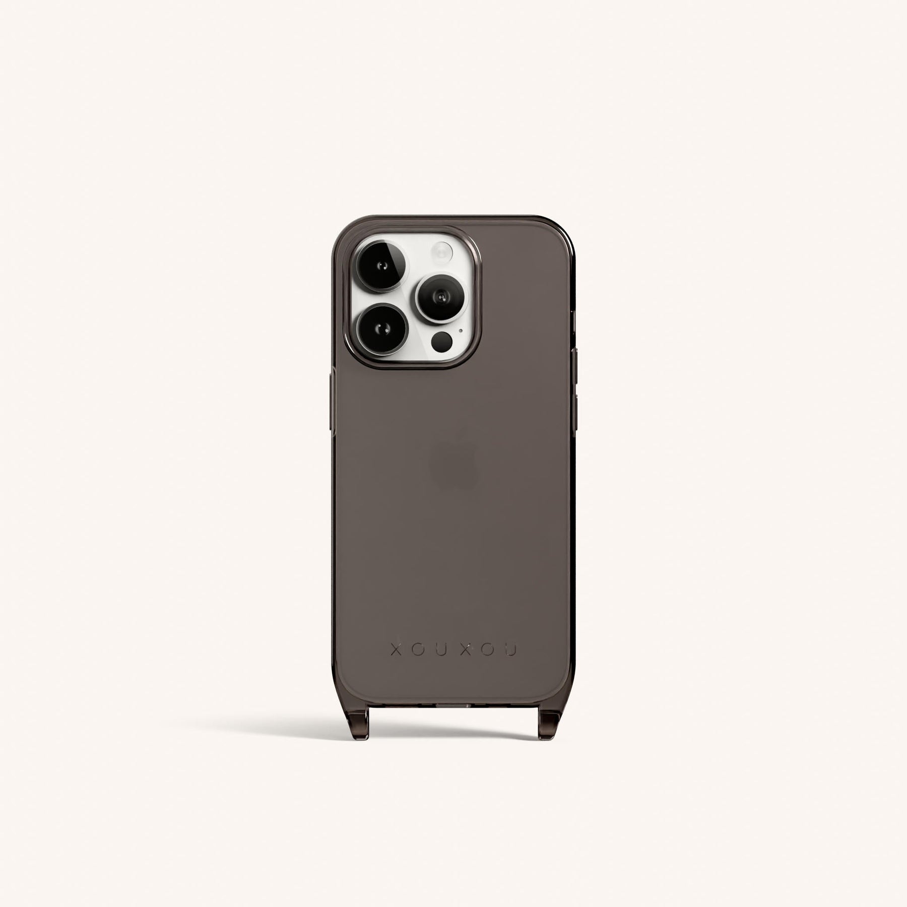 Phone Case with Eyelets in Ash Clear