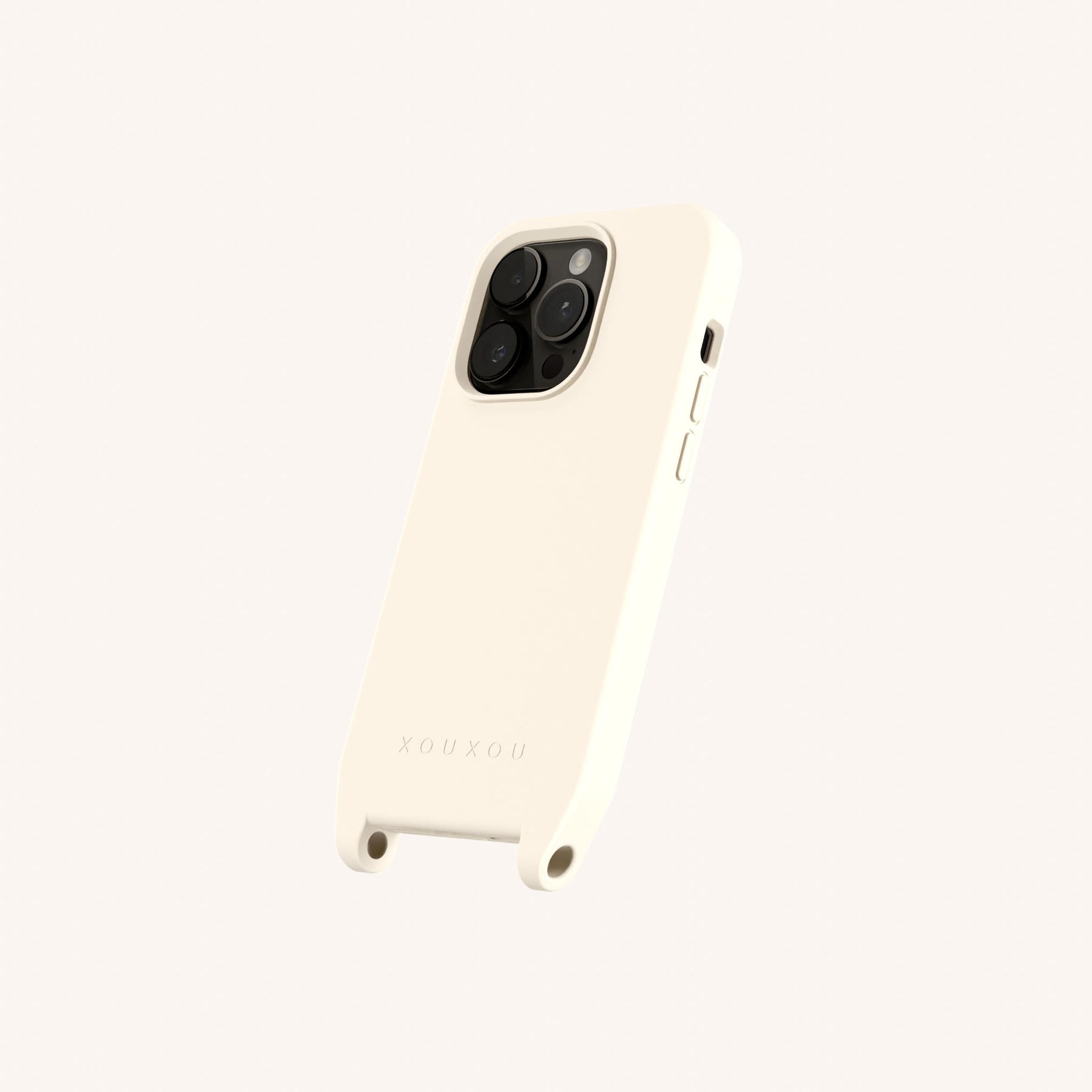 Phone Case with Eyelets in Chalk