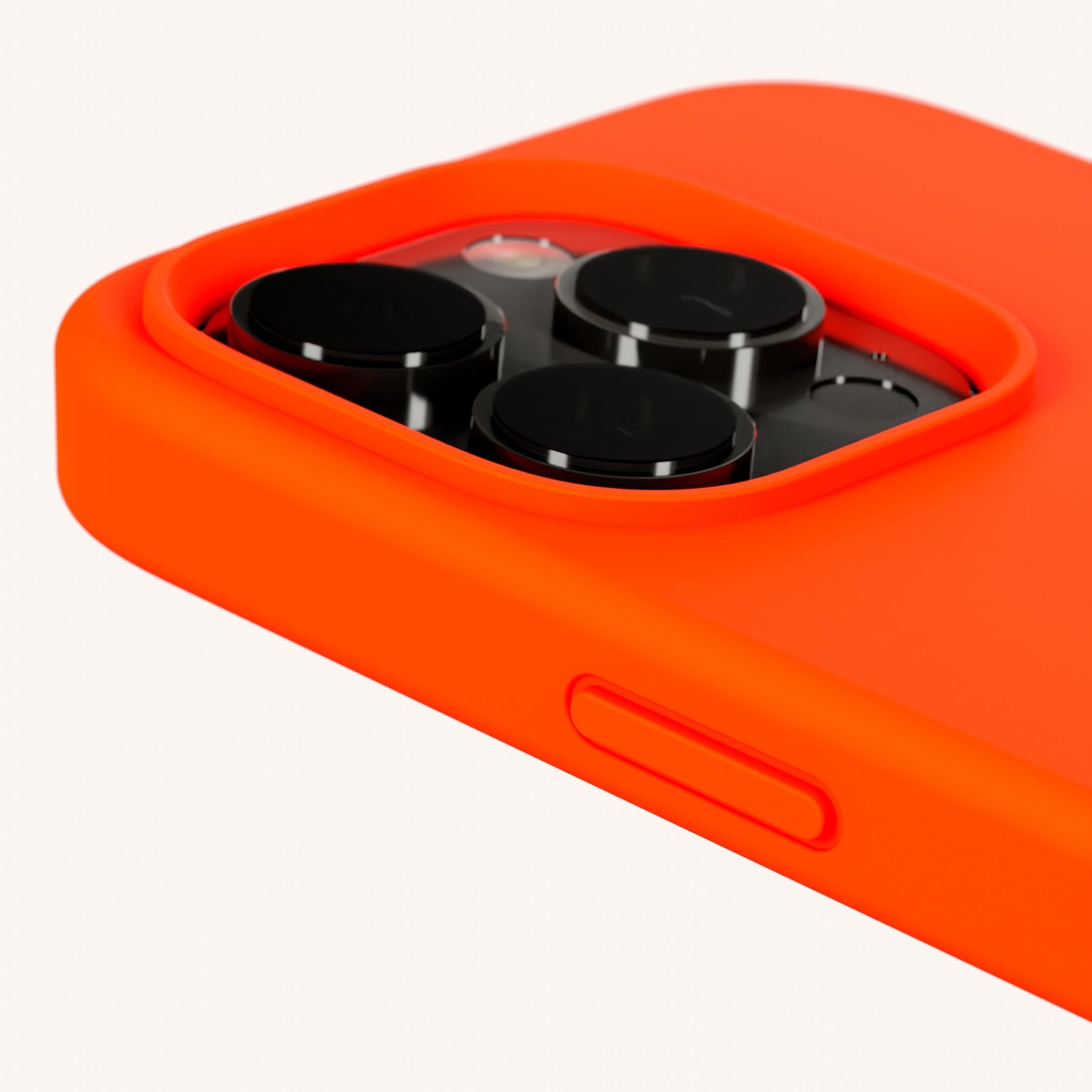 Phone Case with Eyelets in Neon Orange