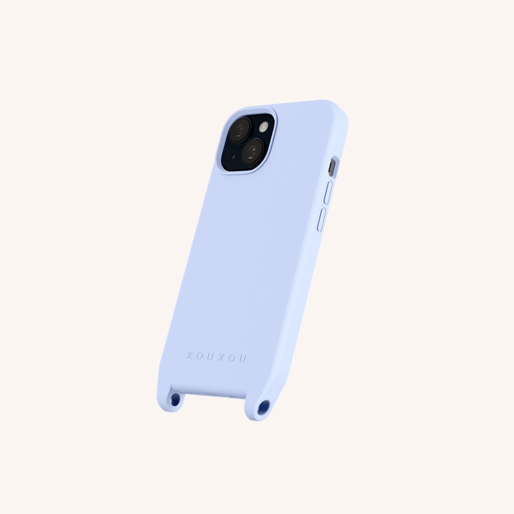 Phone Case with Eyelets in Baby Blue