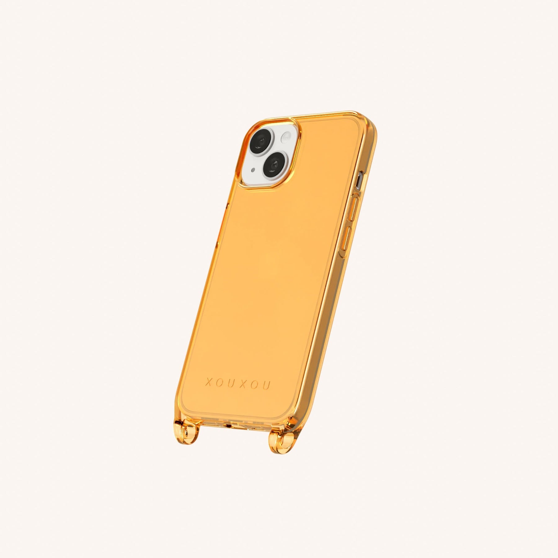 Phone Case with Eyelets in Mel Clear