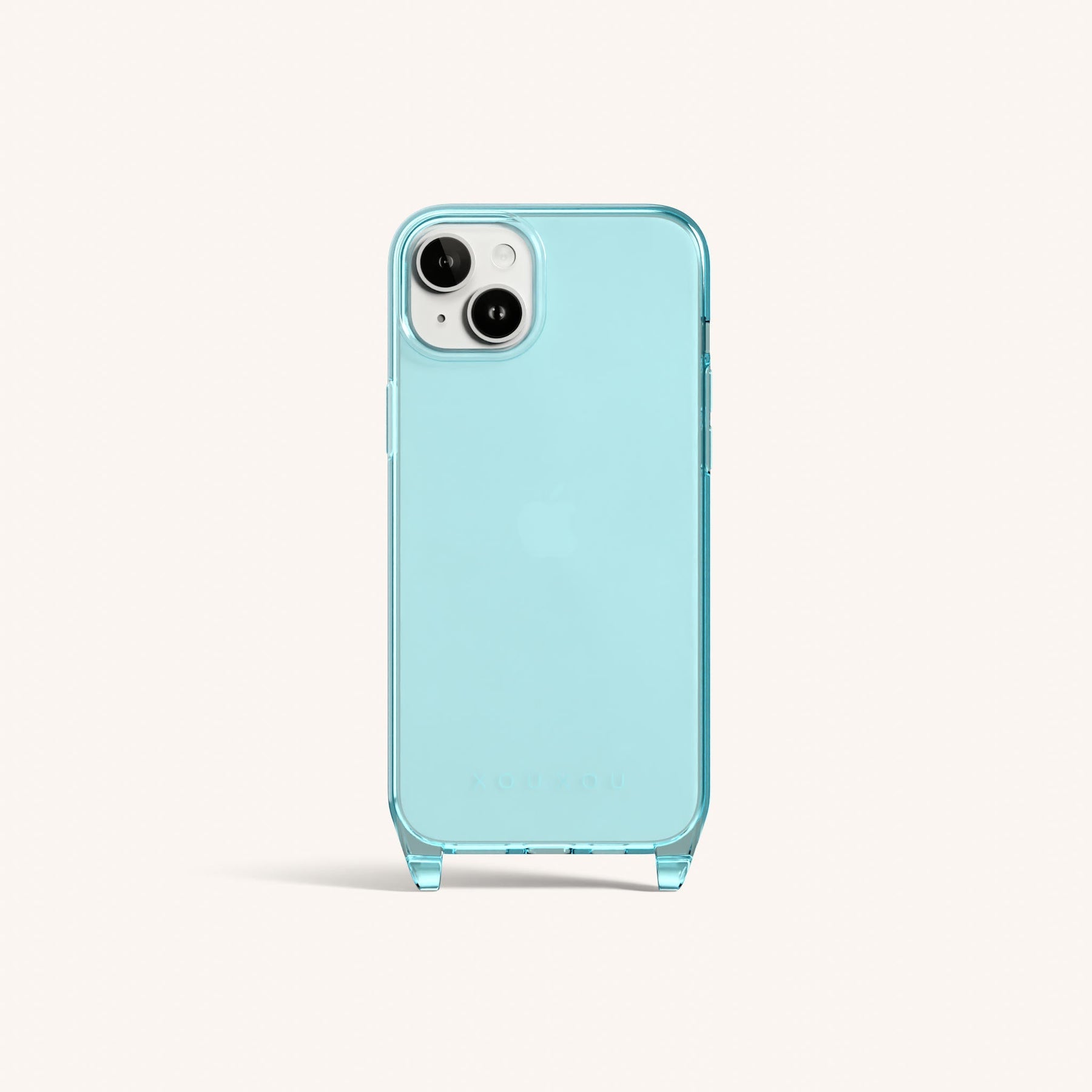 Phone Case with Eyelets in Pool Clear