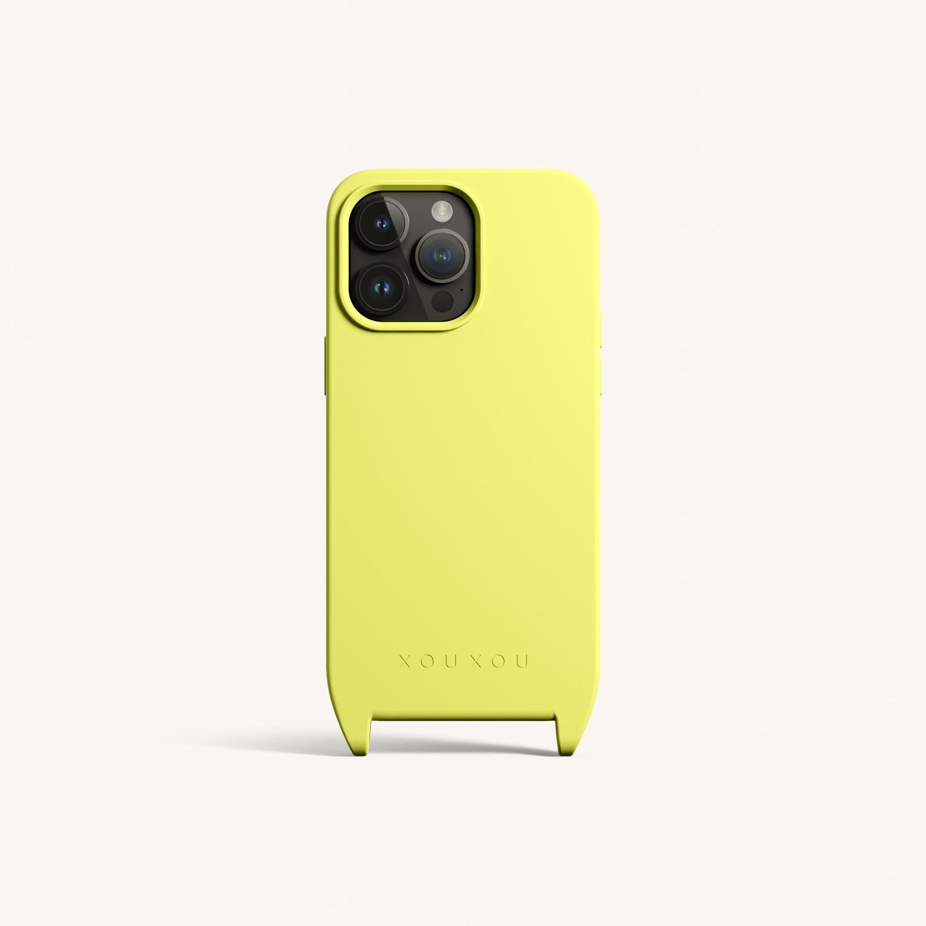 Phone Case with Eyelets in Limoncello