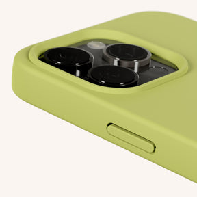 Phone Case with Eyelets in Pistachio