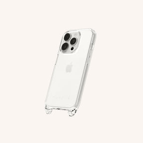 Phone Case with Eyelets in Clear