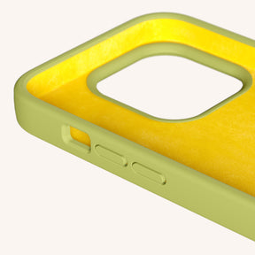 Phone Case with Eyelets in Pistachio