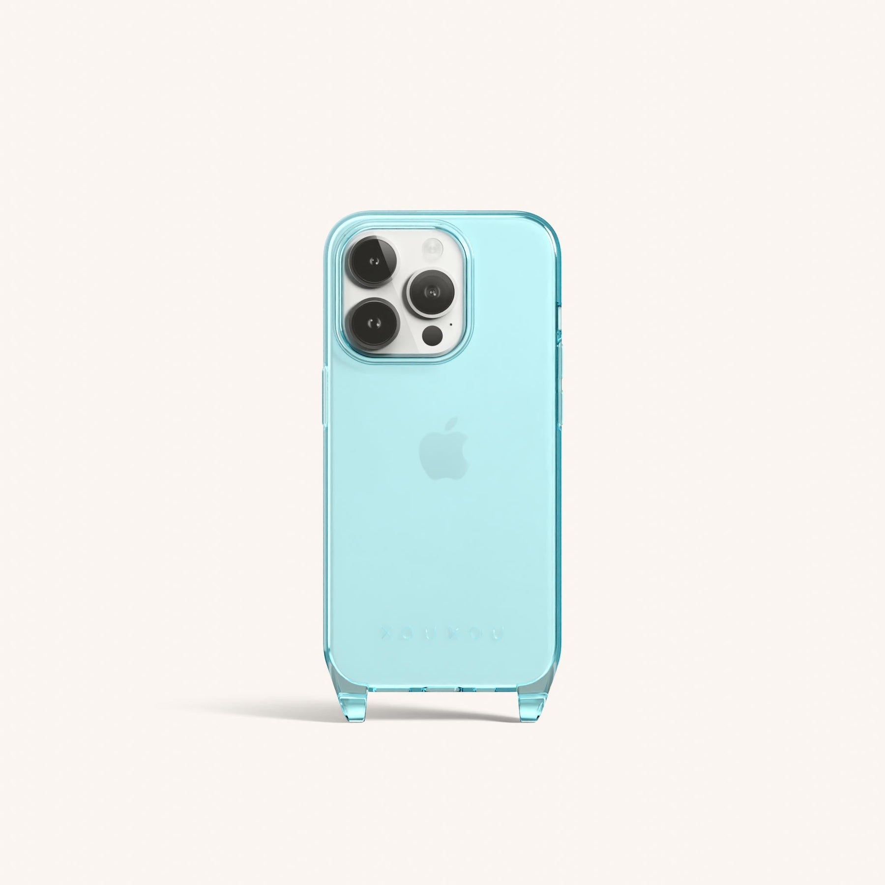 Phone Case with Eyelets in Pool Clear