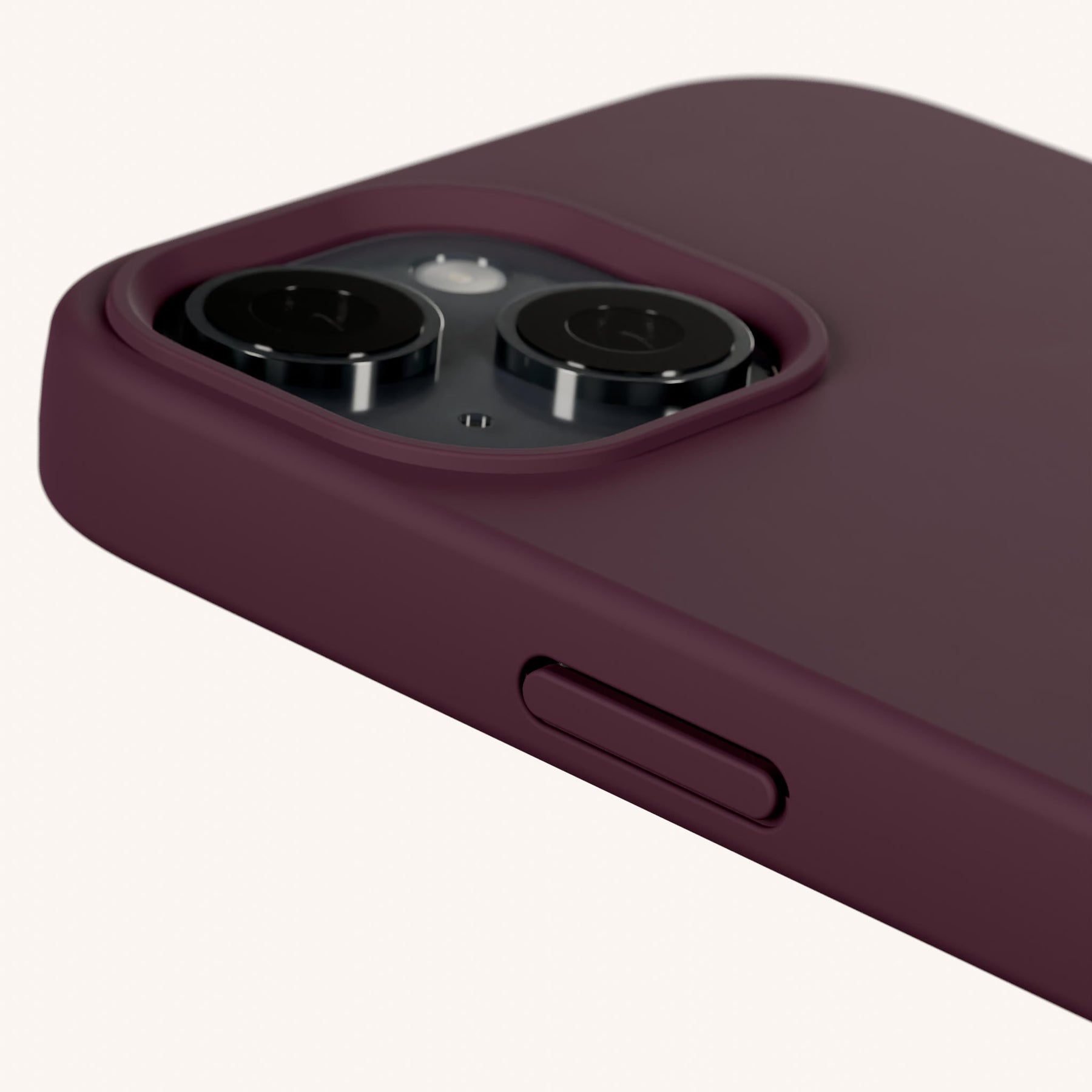 Phone Case with Eyelets in Burgundy