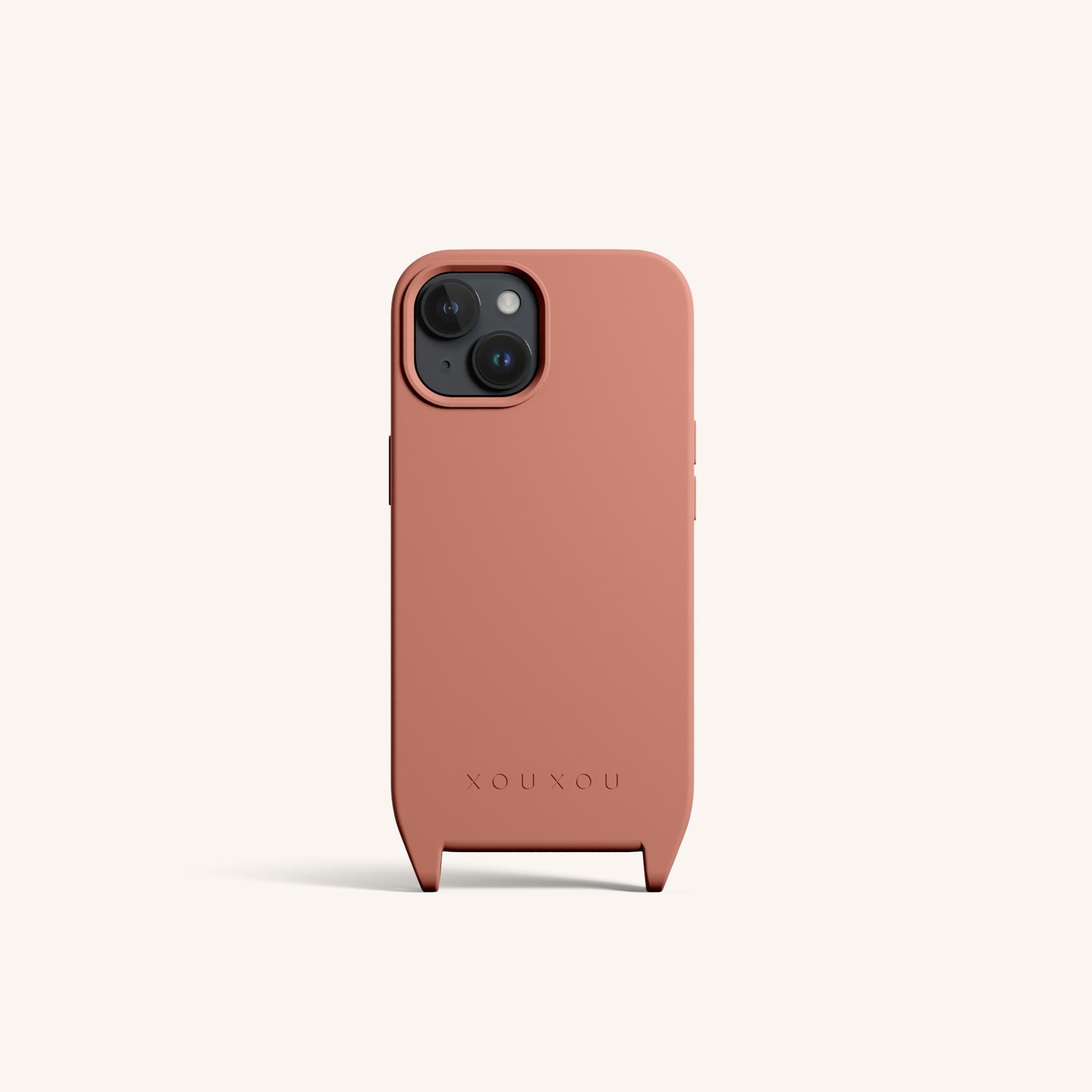 Phone Case with Eyelets in Cotta - XOUXOU®