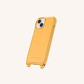 Phone Case with Eyelets in Mel Clear