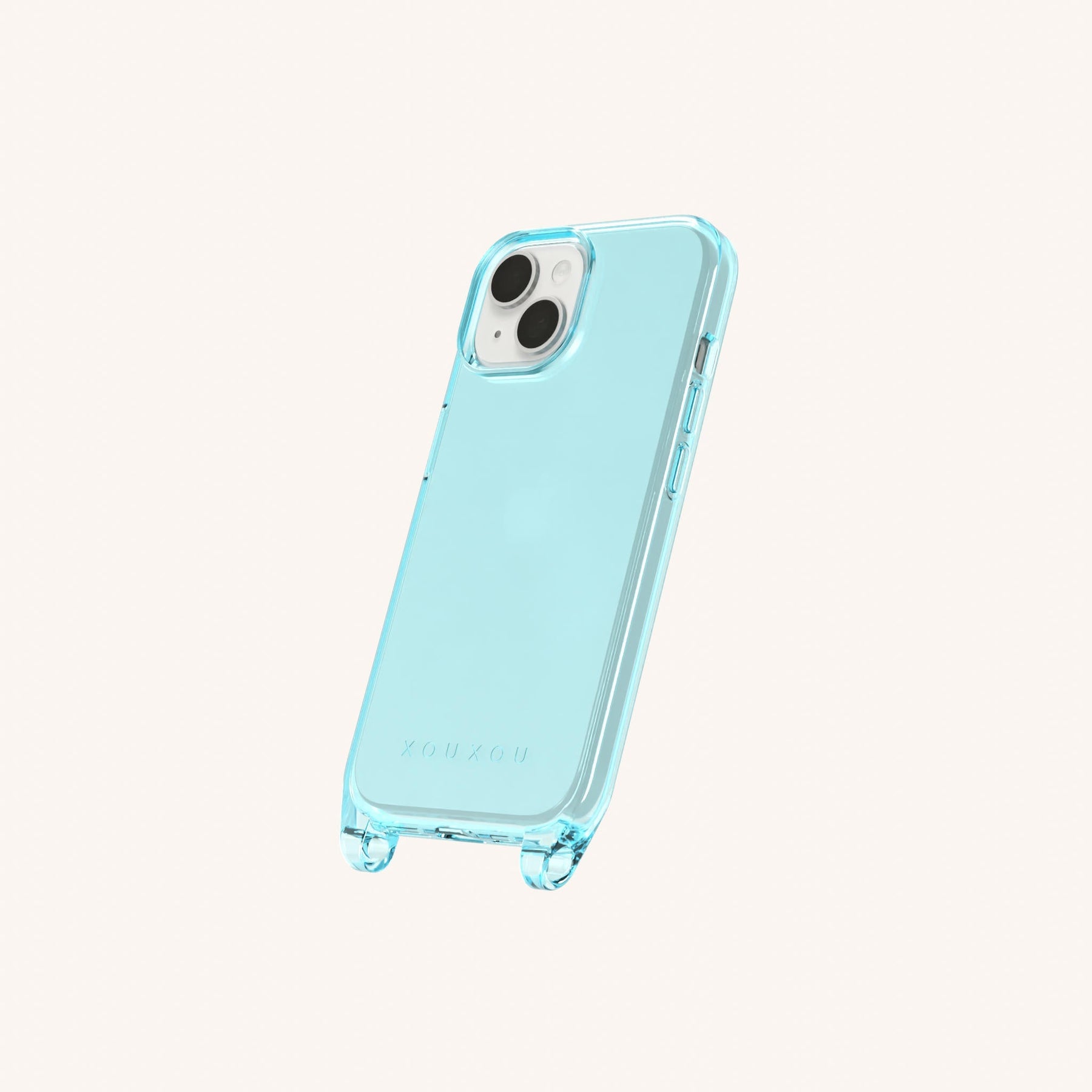 Phone Case with Eyelets in Pool Clear