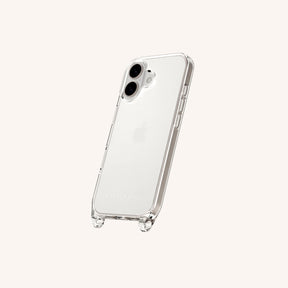 Phone Case with Eyelets in Clear