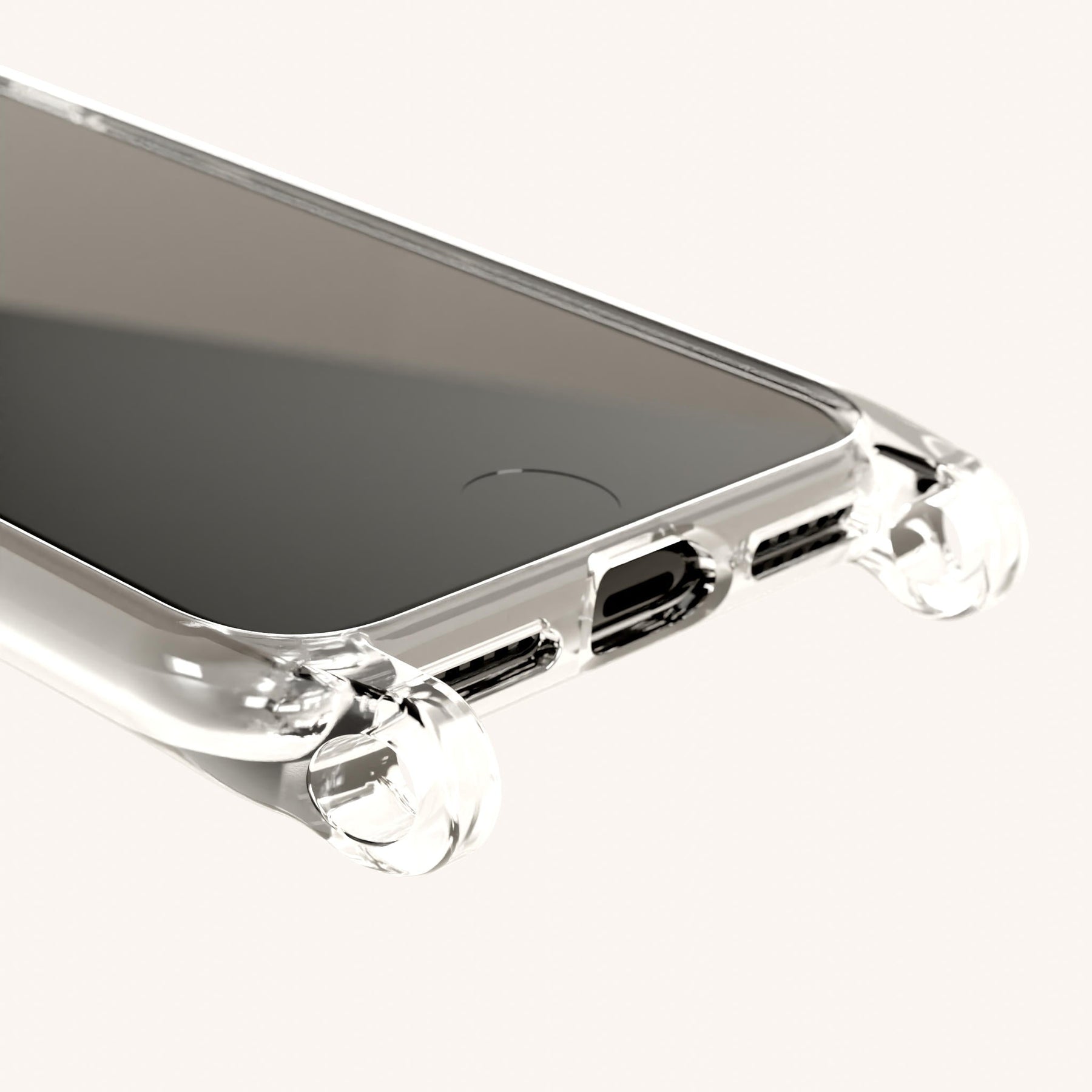 Phone Case with Eyelets in Clear