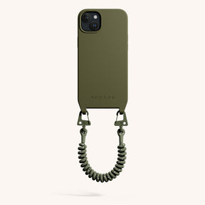 Phone Case with Spiral Rope in Moss