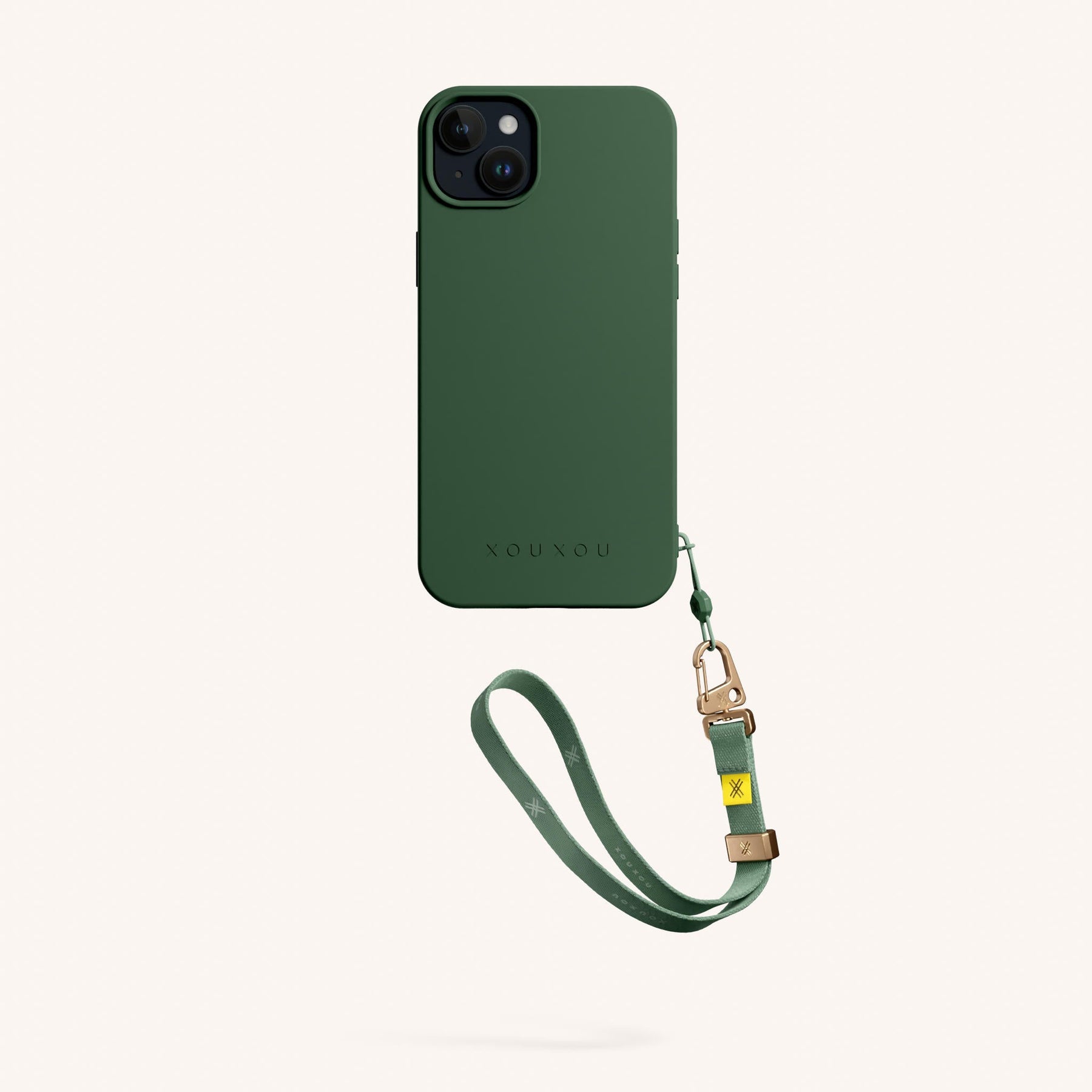 Phone Case with Wrist Strap in Sage