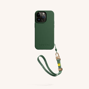 Phone Case with Wrist Strap in Sage