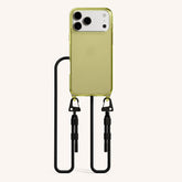 Phone Necklace with Carabiner Rope for iPhone 17 Pro Max without MagSafe in Sunny Total View | XOUXOU #phone model_iphone 17 pro max