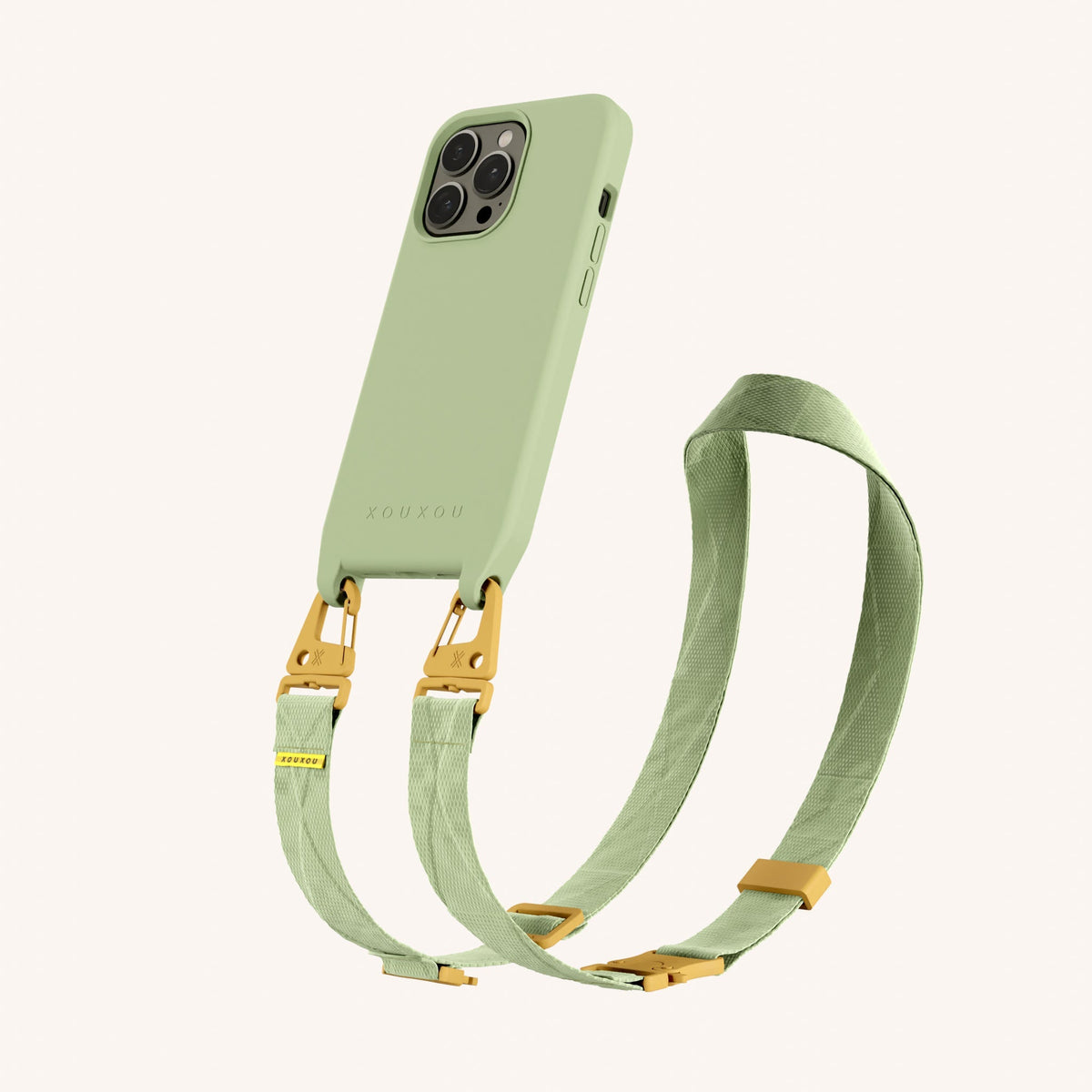 Phone Necklace with Lanyard for iPhone 13 Pro with MagSafe in Light Total View | XOUXOU #phone model_iphone 13 pro