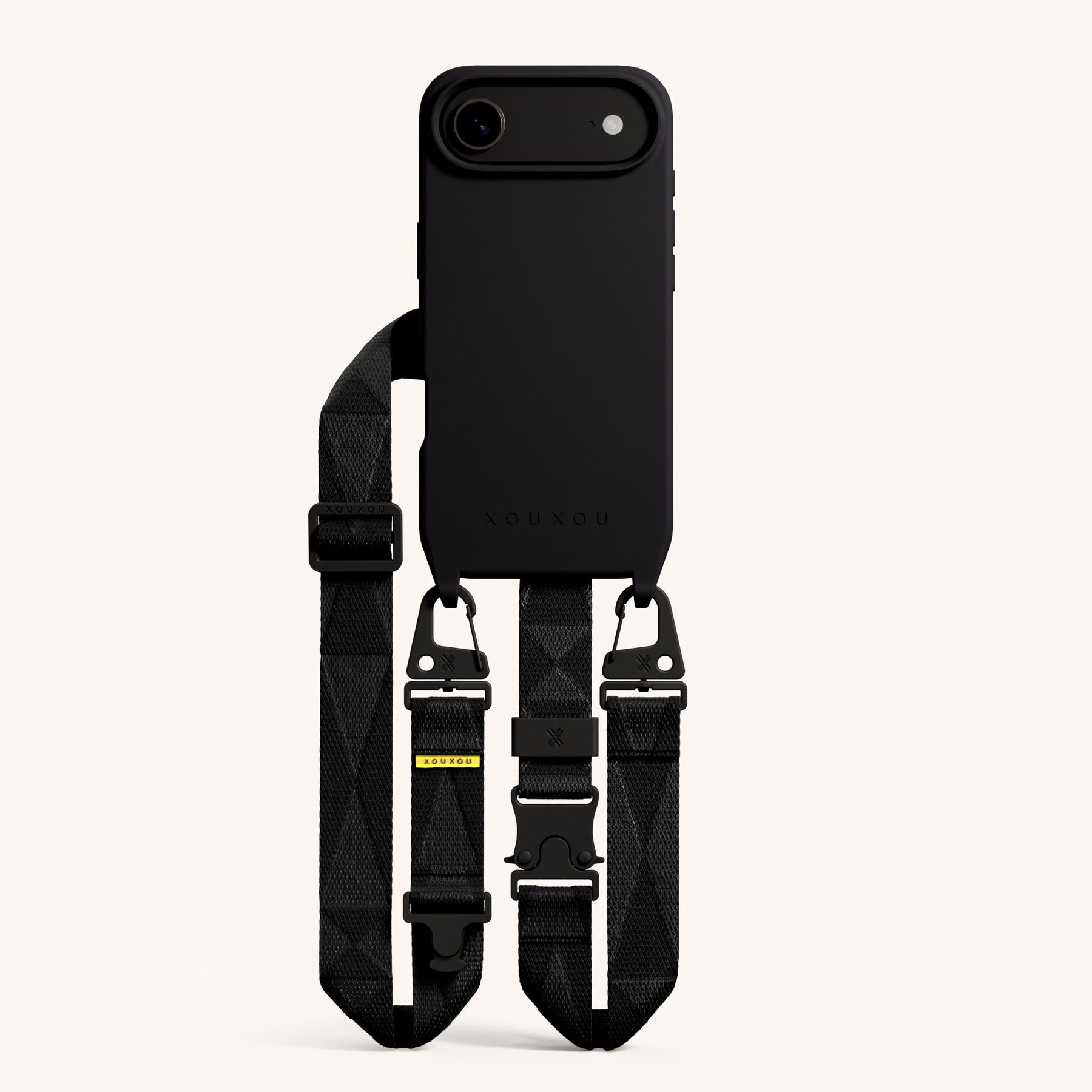 Phone Necklace with Lanyard in Black Phone Necklace with Lanyard in Black