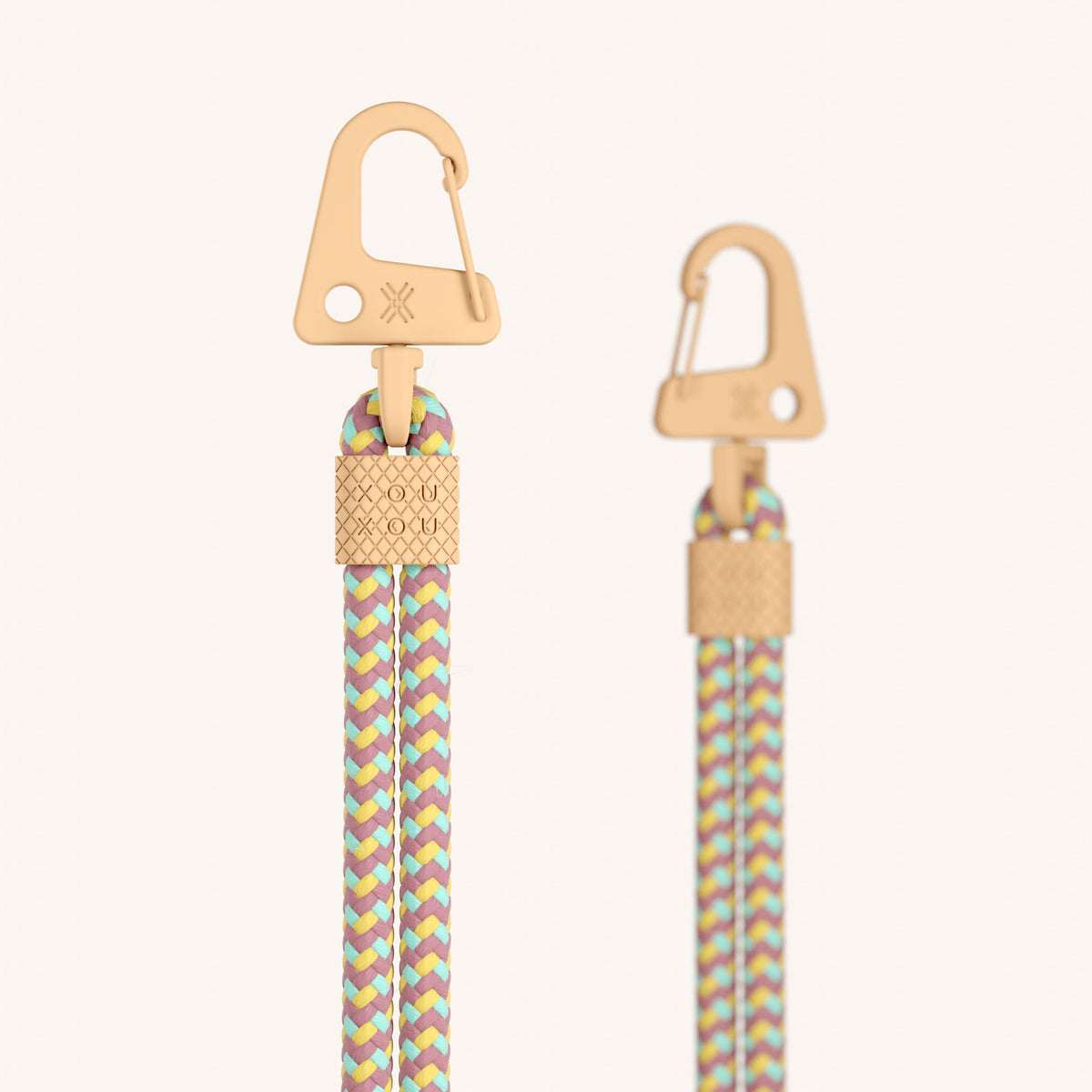 Phone Strap Carabiner Rope in Palm Springs Detail View | XOUXOU