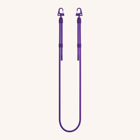 Phone Strap Carabiner Rope in Purple Total View | XOUXOU