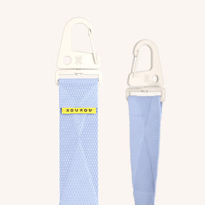 Phone Strap Lanyard in Baby Blue Detail View | XOUXOU