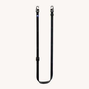 Phone Strap Slim Lanyard in Black Total View | XOUXOU