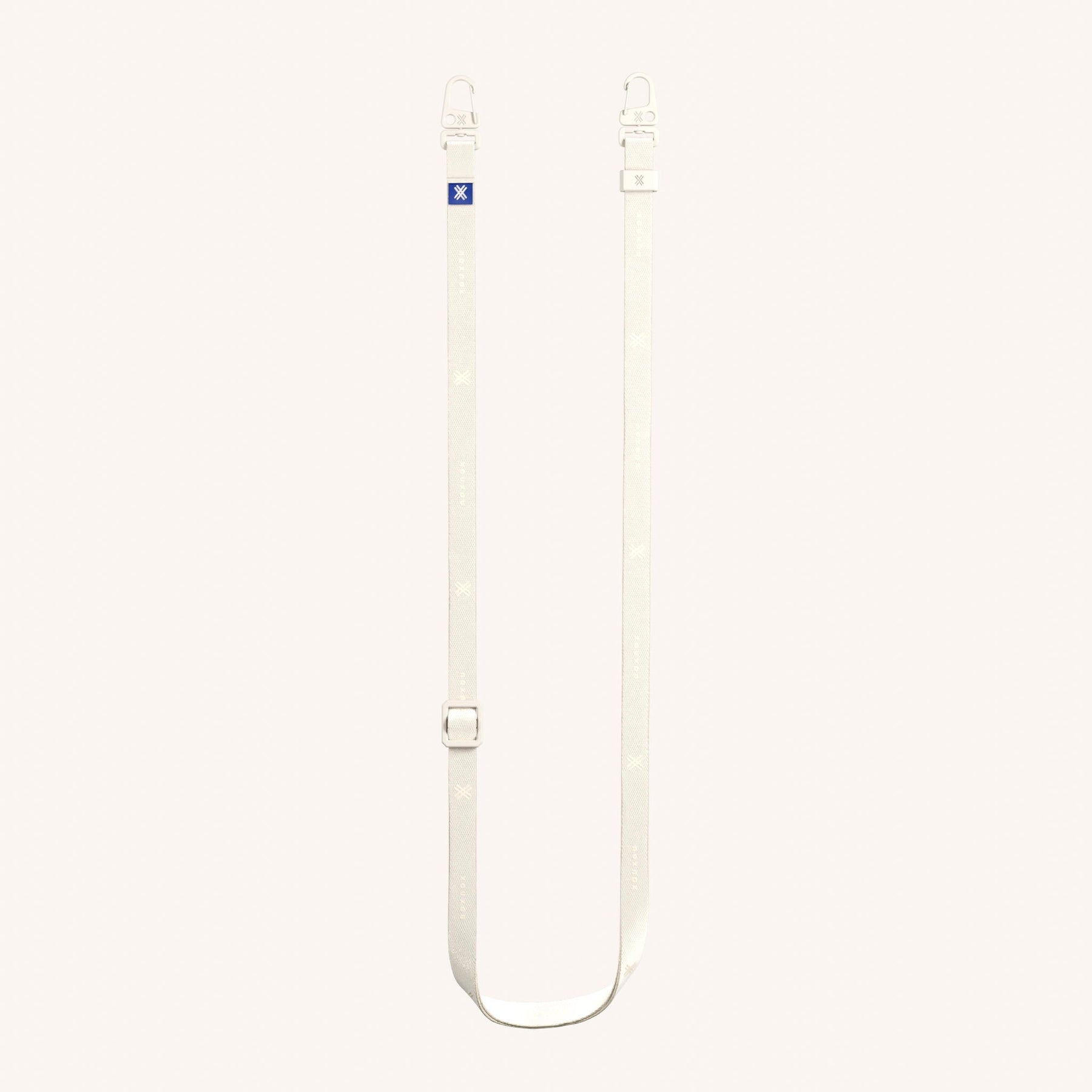 Phone Strap Slim Lanyard in Chalk Total View | XOUXOU