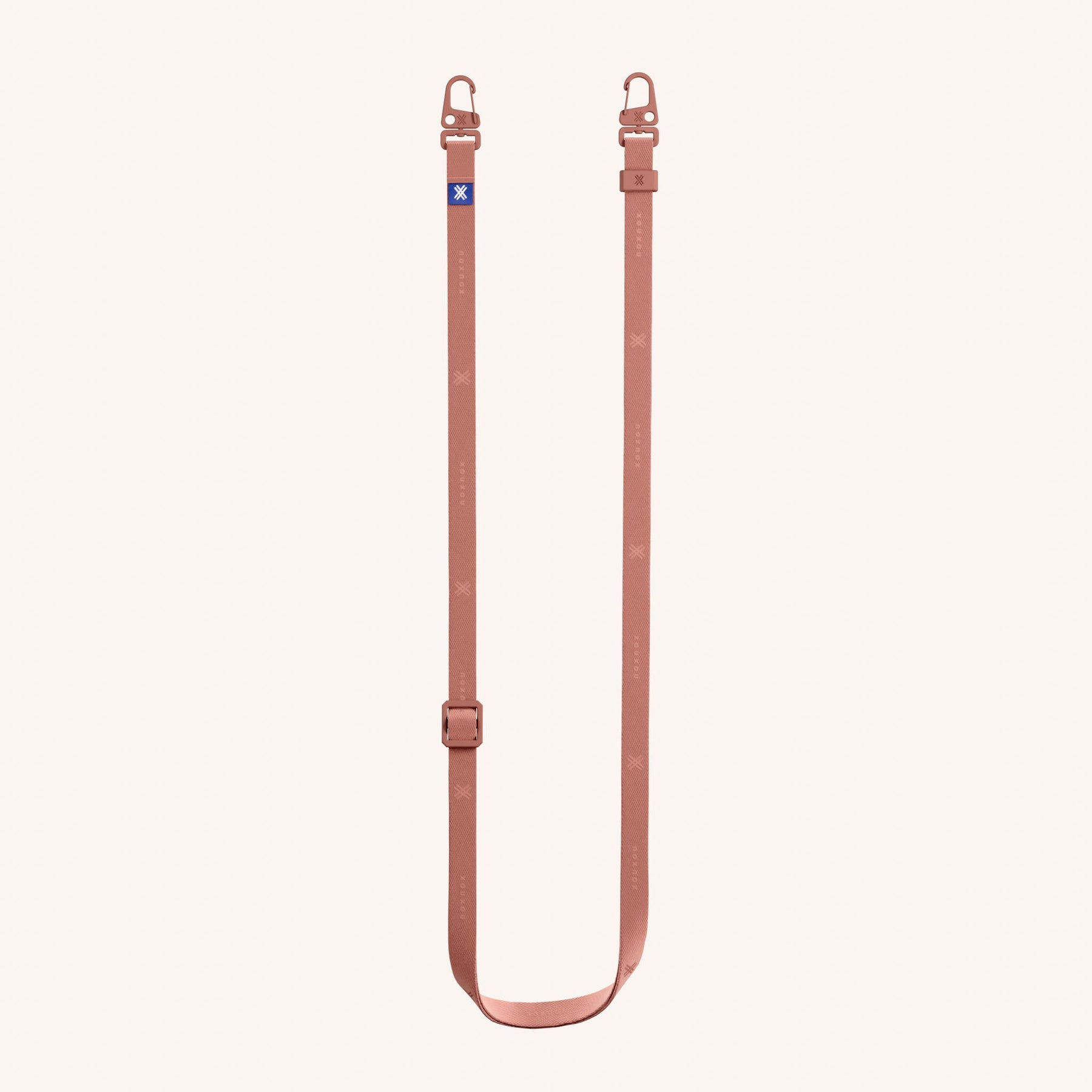 Phone Strap Slim Lanyard in Cotta Total View | XOUXOU