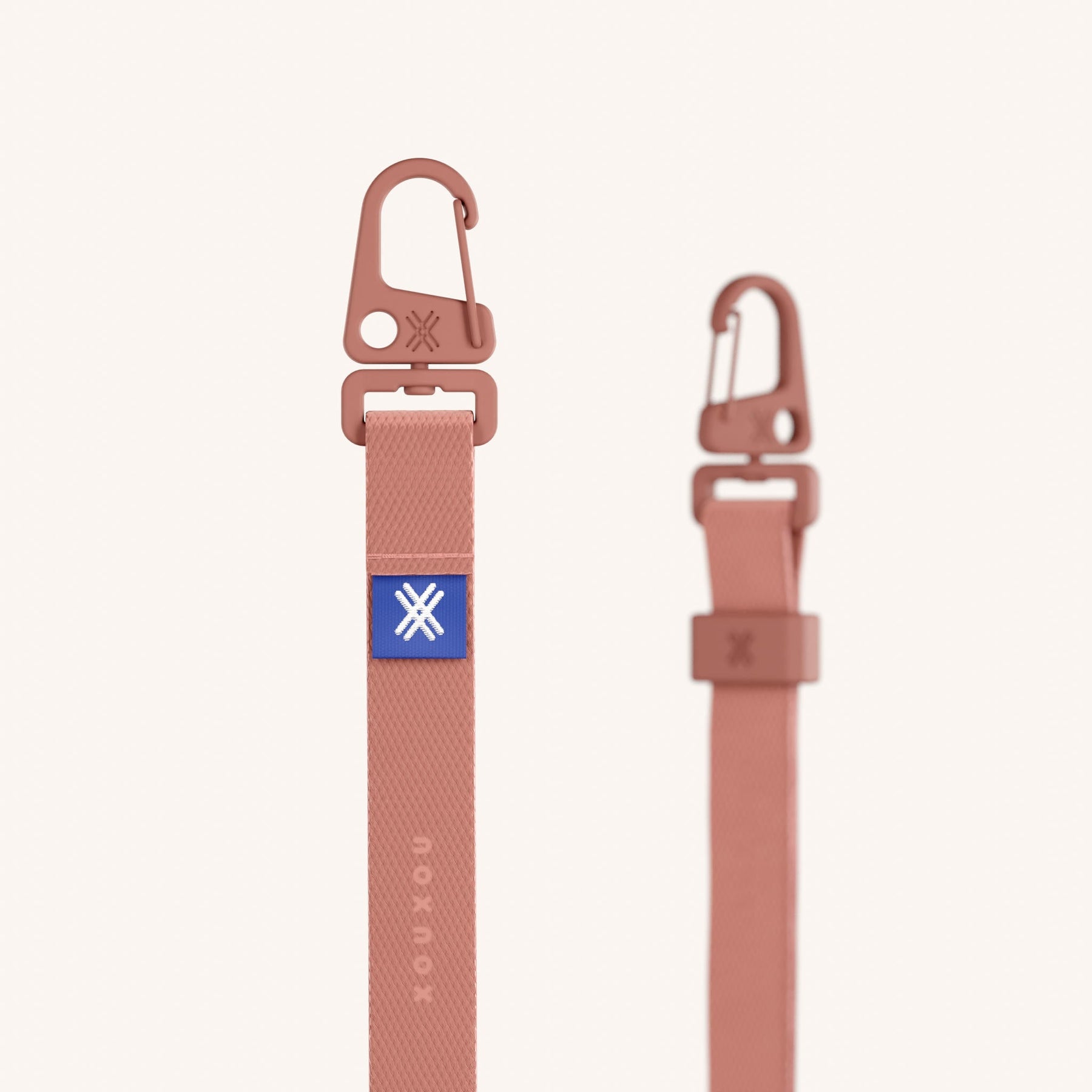 Phone Strap Slim Lanyard in Cotta Detail View | XOUXOU