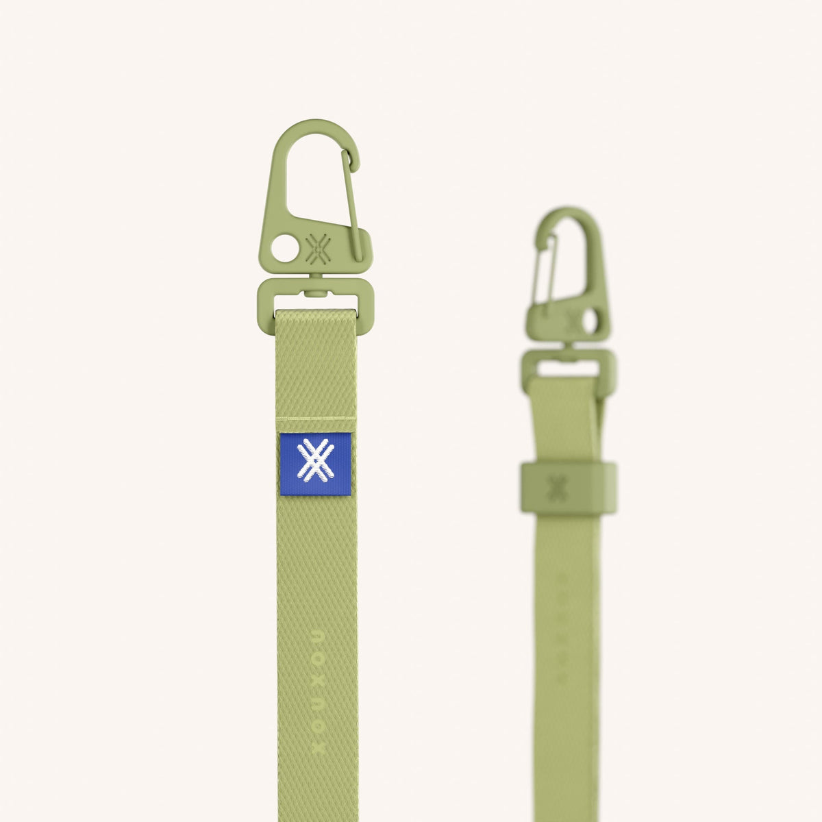 Phone Strap Slim Lanyard in Pistachio Detail View | XOUXOU