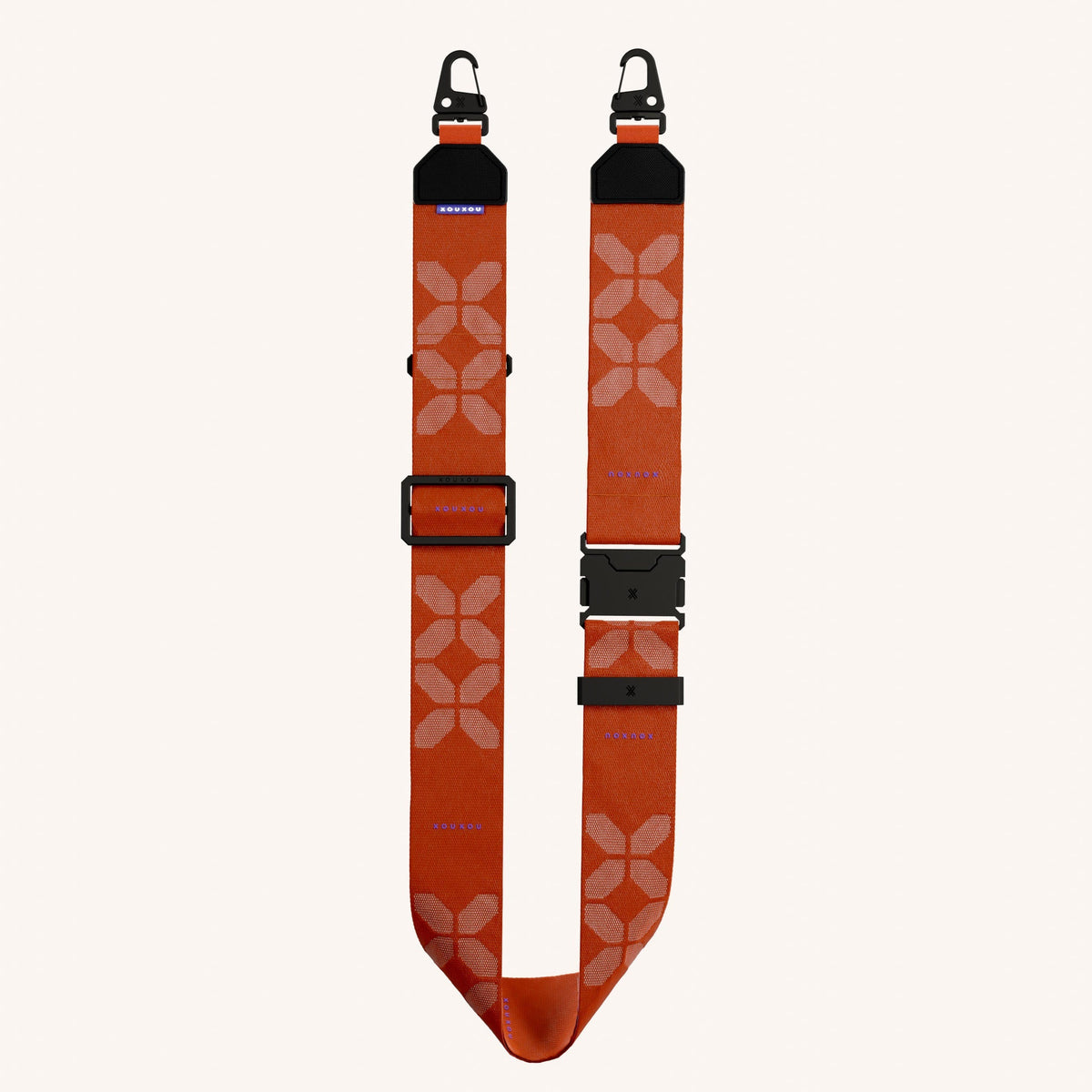 Phone Strap Ultrawide Lanyard in Tangerine Total View | XOUXOU