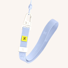 Phone Strap Wrist Strap in Baby Blue Detail View | XOUXOU