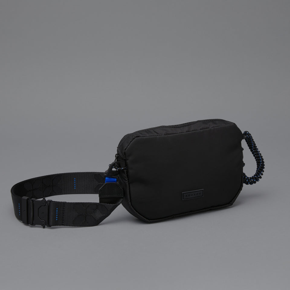 Black Crossbody Bag with ECONYL® nylon