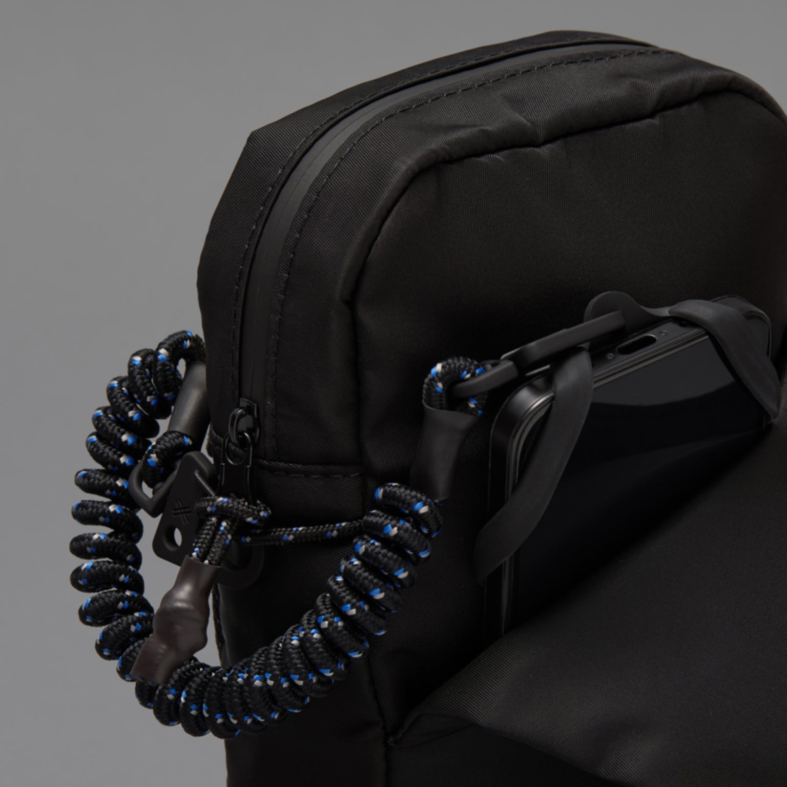 Black Shoulder Bag with ECONYL® nylon